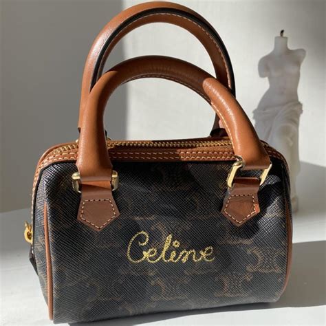 boston bag celine fake|celine triomphe boston bag.